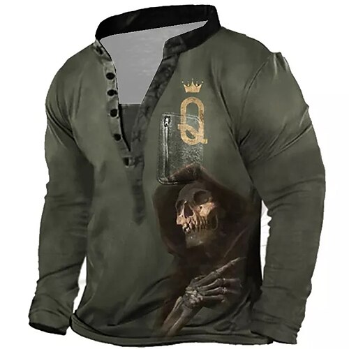 Men's Unisex Sweatshirt Pullover Button Up Hoodie Skull Graphic Prints Zipper Print Daily Sports Holiday 3D Print Streetwear Designer Casual Clothing Apparel Hoodies Sweatshirts Long Sleeve Army
Men's Unisex Sweatshirt Pullover Button Up Hoodie Skull Graphic Prints Zipper Print Daily Sports Holiday 3D Print Streetwear Designer Casual Clothing Apparel Hoodies Sweatshirts Long Sleeve Army