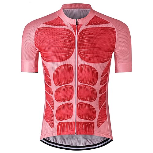 21Grams Men's Cycling Jersey Short Sleeve Bike Jersey Top with 3 Rear Pockets Mountain Bike MTB Road Bike Cycling Breathable Quick Dry Moisture Wicking Reflective Strips Red Black Graphic Spandex
21Grams Men's Cycling Jersey Short Sleeve Bike Jersey Top with 3 Rear Pockets Mountain Bike MTB Road Bike Cycling Breathable Quick Dry Moisture Wicking Reflective Strips Red Black Graphic Spandex