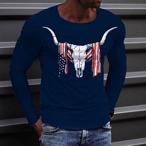 Men's Unisex T shirt Tee Graphic Prints Cow Crew Neck Blue 3D Print Outdoor Street Long Sleeve Print Clothing Apparel Basic Sports Designer Casual
Men's Unisex T shirt Tee Graphic Prints Cow Crew Neck Blue 3D Print Outdoor Street Long Sleeve Print Clothing Apparel Basic Sports Designer Casual
