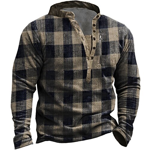 Men's Unisex Sweatshirt Pullover Button Up Hoodie Graphic Prints Tartan Print Casual Daily Sports 3D Print Streetwear Designer Casual Clothing Apparel Hoodies Sweatshirts Long Sleeve Brown
Men's Unisex Sweatshirt Pullover Button Up Hoodie Graphic Prints Tartan Print Casual Daily Sports 3D Print Streetwear Designer Casual Clothing Apparel Hoodies Sweatshirts Long Sleeve Brown