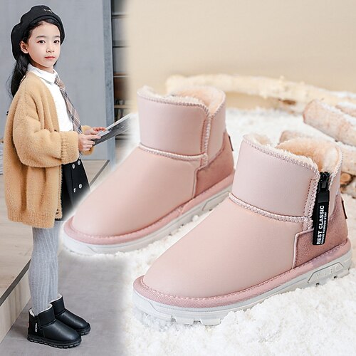 Boys Girls' Boots Snow Boots Daily Leather Cotton Portable School Shoes Big Kids(7years ) Little Kids(4-7ys) Daily Outdoor Magic Tape Black Rosy Pink Fall Winter / Mid-Calf Boots
Boys Girls' Boots Snow Boots Daily Leather Cotton Portable School Shoes Big Kids(7years ) Little Kids(4-7ys) Daily Outdoor Magic Tape Black Rosy Pink Fall Winter / Mid-Calf Boots