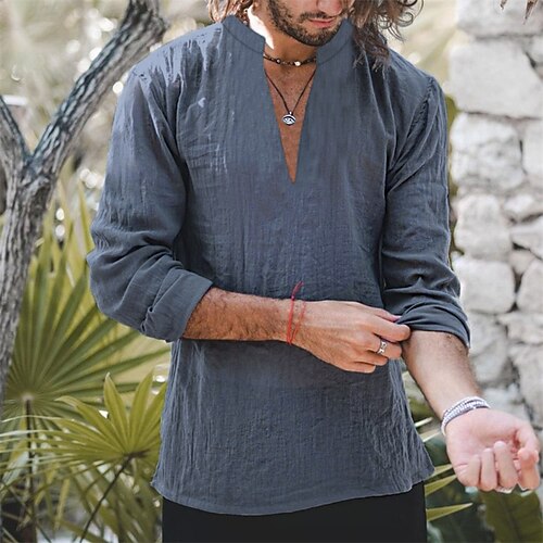 Men's Golf Shirt Solid Color Turndown Dusty Blue Street Holiday Long Sleeve Button-Down Clothing Apparel Fashion Casual Comfortable
Men's Golf Shirt Solid Color Turndown Dusty Blue Street Holiday Long Sleeve Button-Down Clothing Apparel Fashion Casual Comfortable