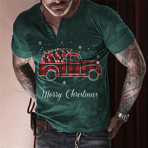 Men's T shirt Tee Henley Shirt Tee Graphic Car Henley Dark Green 3D Print Plus Size Outdoor Daily Short Sleeve Button-Down Print Clothing Apparel Basic Designer Casual Classic / Summer / Summer
Men's T shirt Tee Henley Shirt Tee Graphic Car Henley Dark Green 3D Print Plus Size Outdoor Daily Short Sleeve Button-Down Print Clothing Apparel Basic Designer Casual Classic / Summer / Summer