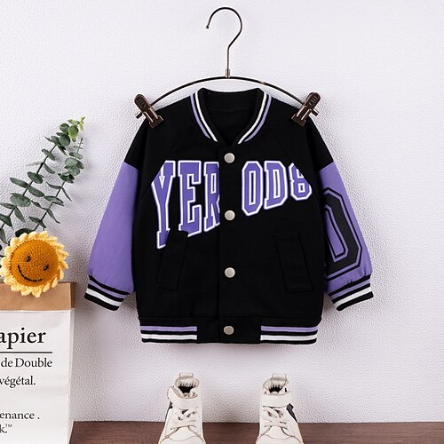 Kids Boys Coat Outerwear Letter Long Sleeve Coat Street Cotton Active Cool Green Purple Winter Fall 2-6 Years
Kids Boys Coat Outerwear Letter Long Sleeve Coat Street Cotton Active Cool Green Purple Winter Fall 2-6 Years