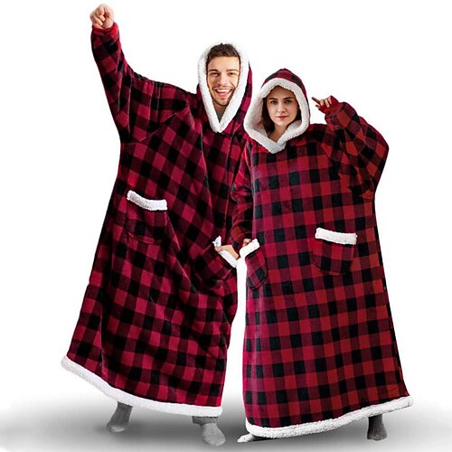 Cobertor vestível grande de flanela de natal, grosso, macio, quente, longo, cobertor com capuz, moletom com capuz grande, cobertor com capuz para adultos, mulheres, meninas, adolescentes, homens,
Cobertor vestível grande de flanela de natal, grosso, macio, quente, longo, cobertor com capuz, moletom com capuz grande, cobertor com capuz para adultos, mulheres, meninas, adolescentes, homens,