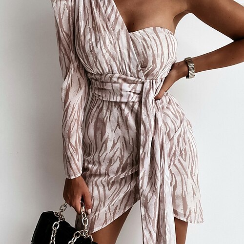 Women's Bodycon Sheath Dress Maxi long Dress Black And White Pink Khaki Brown Long Sleeve Leopard Line Lace up Cold Shoulder Fall Winter One Shoulder Casual 2022 S M L XL XXL 3XL
Women's Bodycon Sheath Dress Maxi long Dress Black And White Pink Khaki Brown Long Sleeve Leopard Line Lace up Cold Shoulder Fall Winter One Shoulder Casual 2022 S M L XL XXL 3XL