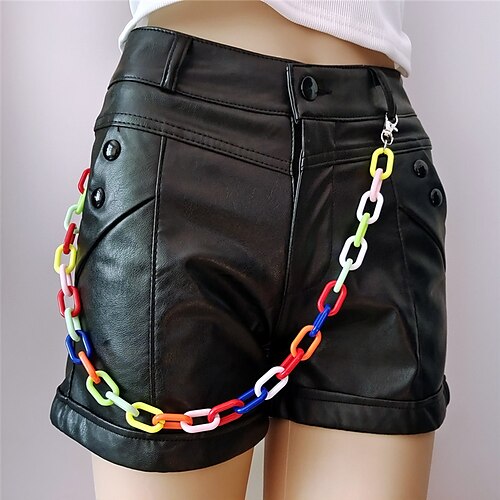 Women's Pants Chain Wallet Chain Pocket Chain Metal Chain Buckle Free Plain Casual Classic Gift Daily Rainbow
Women's Pants Chain Wallet Chain Pocket Chain Metal Chain Buckle Free Plain Casual Classic Gift Daily Rainbow