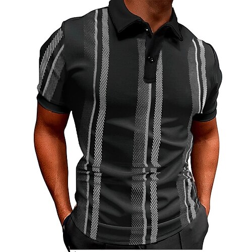 Men's Collar Polo Shirt Golf Shirt Solid Color Turndown Black Outdoor Casual Short Sleeve Button-Down Clothing Apparel Casual Slim Fit / Summer / Summer / Work
Men's Collar Polo Shirt Golf Shirt Solid Color Turndown Black Outdoor Casual Short Sleeve Button-Down Clothing Apparel Casual Slim Fit / Summer / Summer / Work