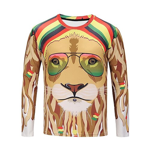 Men's Unisex T shirt Tee Cartoon Graphic Prints Crew Neck Brown Long Sleeve 3D Print Outdoor Street Print Tops Basic Sports Designer Casual
Men's Unisex T shirt Tee Cartoon Graphic Prints Crew Neck Brown Long Sleeve 3D Print Outdoor Street Print Tops Basic Sports Designer Casual