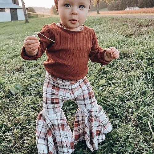 Kids Girls' Clothing Set 2 Pieces Brown Plaid School Vacation Active Daily 1-5 Years
Kids Girls' Clothing Set 2 Pieces Brown Plaid School Vacation Active Daily 1-5 Years