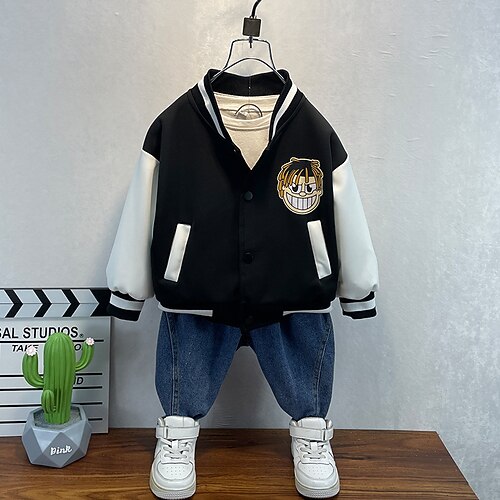 Kids Boys Coat Outerwear Cartoon Coat School Active Adorable Black Red Winter Fall 3-10 Years
Kids Boys Coat Outerwear Cartoon Coat School Active Adorable Black Red Winter Fall 3-10 Years