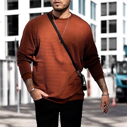 Men's Sweatshirt Pullover Red Crew Neck Solid Color Sports & Outdoor Streetwear Casual Big and Tall Winter Fall Clothing Apparel Hoodies Sweatshirts Long Sleeve / Spring
Men's Sweatshirt Pullover Red Crew Neck Solid Color Sports & Outdoor Streetwear Casual Big and Tall Winter Fall Clothing Apparel Hoodies Sweatshirts Long Sleeve / Spring
