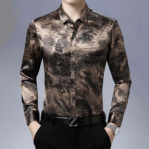Men's Shirt Graphic Shirt Scenery Turndown Khaki 3D Print Outdoor Street Button-Down Print Clothing Apparel Fashion Designer Casual Breathable / Long Sleeve / Long Sleeve
Men's Shirt Graphic Shirt Scenery Turndown Khaki 3D Print Outdoor Street Button-Down Print Clothing Apparel Fashion Designer Casual Breathable / Long Sleeve / Long Sleeve