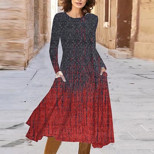 vestido de suéter casual de mujer vestido de suéter oscilante vestido de suéter midi rojo manga larga estampado bolsillo invierno otoño cuello redondo vacaciones vestido de suéter de invierno vestido
vestido de suéter casual de mujer vestido de suéter oscilante vestido de suéter midi rojo manga larga estampado bolsillo invierno otoño cuello redondo vacaciones vestido de suéter de invierno vestido