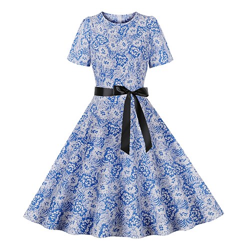 Diosa Chica de la aleta Vintage 1950s Hepburn Vestido de una línea Vestido acampanado Mujer Control de barriga Disfraz Cosecha Cosplay Festivos Vestido Reunión Familiar Sin Mangas Longitud Mediana
Diosa Chica de la aleta Vintage 1950s Hepburn Vestido de una línea Vestido acampanado Mujer Control de barriga Disfraz Cosecha Cosplay Festivos Vestido Reunión Familiar Sin Mangas Longitud Mediana