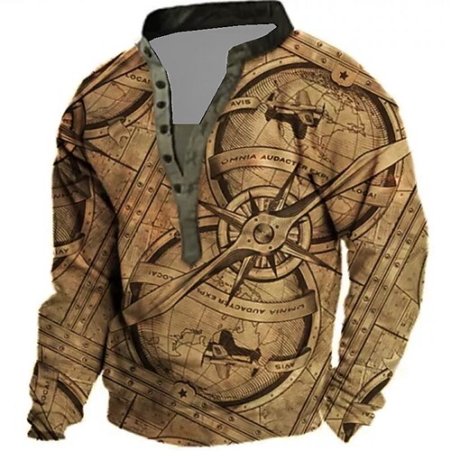 Men's Unisex Sweatshirt Pullover Button Up Hoodie Graphic Prints Print Casual Daily Sports 3D Print Streetwear Designer Casual Clothing Apparel Hoodies Sweatshirts Long Sleeve Brown
Men's Unisex Sweatshirt Pullover Button Up Hoodie Graphic Prints Print Casual Daily Sports 3D Print Streetwear Designer Casual Clothing Apparel Hoodies Sweatshirts Long Sleeve Brown