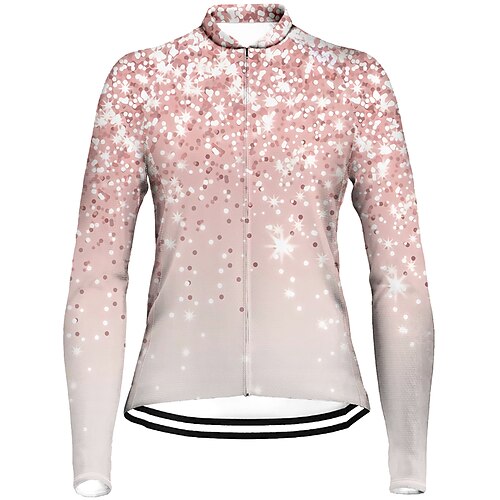 21Grams Women's Cycling Jersey Long Sleeve Bike Jersey Top with 3 Rear Pockets Mountain Bike MTB Road Bike Cycling Breathable Quick Dry Moisture Wicking Reflective Strips Rosy Pink Graphic Spandex
21Grams Women's Cycling Jersey Long Sleeve Bike Jersey Top with 3 Rear Pockets Mountain Bike MTB Road Bike Cycling Breathable Quick Dry Moisture Wicking Reflective Strips Rosy Pink Graphic Spandex
