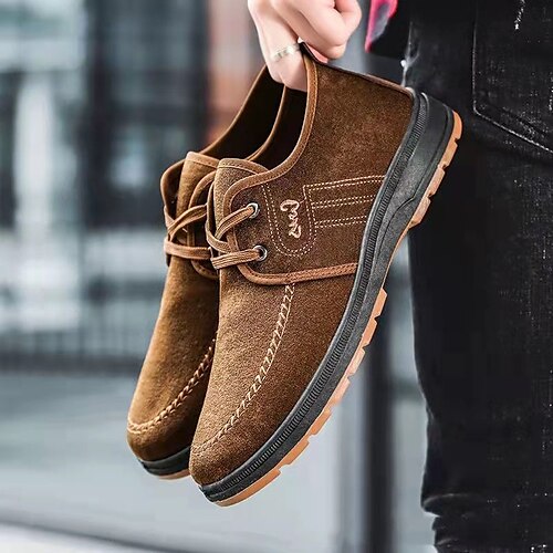 Men's Oxfords Comfort Shoes Crib Shoes Casual Daily Synthetics Black khaki Spring Fall
Men's Oxfords Comfort Shoes Crib Shoes Casual Daily Synthetics Black khaki Spring Fall