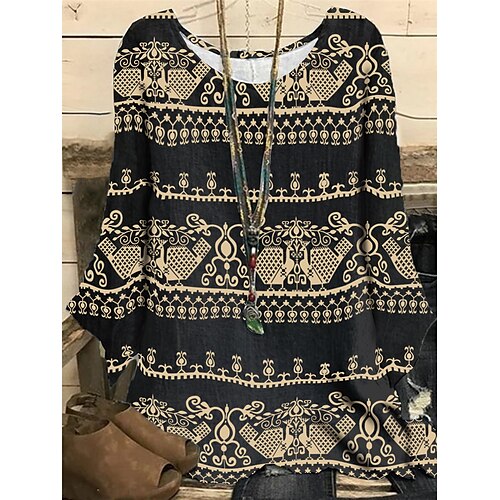 Women's Plus Size Tops Blouse Shirt Floral Print Long Sleeve Crewneck Streetwear Daily Vacation Polyester Fall Winter Yellow
Women's Plus Size Tops Blouse Shirt Floral Print Long Sleeve Crewneck Streetwear Daily Vacation Polyester Fall Winter Yellow
