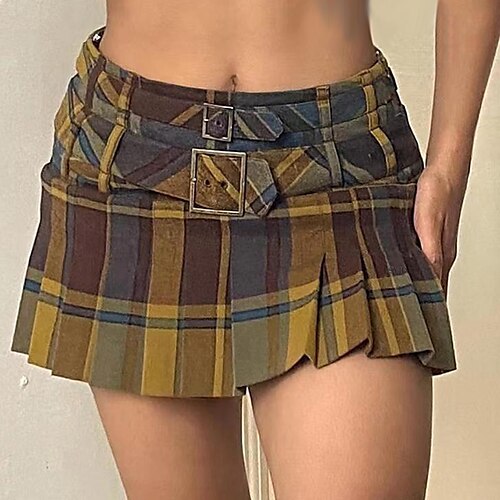 Femme Jupe Balançoire Mini Polyester Jaune Jupes Automne Plissé Vêtement de rue Soirée Fin de semaine S M L
Femme Jupe Balançoire Mini Polyester Jaune Jupes Automne Plissé Vêtement de rue Soirée Fin de semaine S M L
