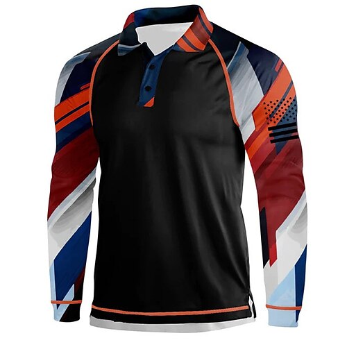 Men's Collar Polo Shirt Golf Shirt Striped Turndown Black 3D Print Outdoor Street Long Sleeve Button-Down Print Clothing Apparel Fashion Designer Casual Breathable
Men's Collar Polo Shirt Golf Shirt Striped Turndown Black 3D Print Outdoor Street Long Sleeve Button-Down Print Clothing Apparel Fashion Designer Casual Breathable