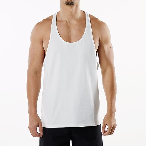 Men's Tank Top Knitting Asymmetric Hem Crew Neck Cotton Solid Color Sport Athleisure Top Sleeveless Breathable Comfortable Exercise & Fitness Leisure Sports Running Everyday Use Workout Casual
Men's Tank Top Knitting Asymmetric Hem Crew Neck Cotton Solid Color Sport Athleisure Top Sleeveless Breathable Comfortable Exercise & Fitness Leisure Sports Running Everyday Use Workout Casual