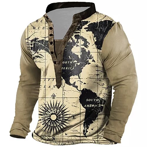 Men's Unisex Sweatshirt Pullover Button Up Hoodie Map Graphic Prints Print Casual Daily Sports 3D Print Streetwear Designer Casual Hoodies Sweatshirts Long Sleeve Khaki
Men's Unisex Sweatshirt Pullover Button Up Hoodie Map Graphic Prints Print Casual Daily Sports 3D Print Streetwear Designer Casual Hoodies Sweatshirts Long Sleeve Khaki