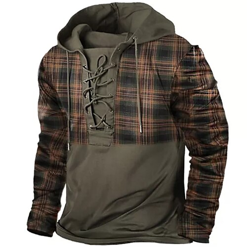 Men's Unisex Pullover Hoodie Sweatshirt Hooded Graphic Prints Tartan Lace up Print Sports Outdoor Daily Sports 3D Print Designer Casual Big and Tall Clothing Apparel Hoodies Sweatshirts Long Sleeve
Men's Unisex Pullover Hoodie Sweatshirt Hooded Graphic Prints Tartan Lace up Print Sports Outdoor Daily Sports 3D Print Designer Casual Big and Tall Clothing Apparel Hoodies Sweatshirts Long Sleeve