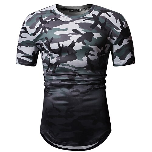 Men's Camouflage Hunting T-shirt Camo / Camouflage Short Sleeve Outdoor Summer Breathable Soft Sweat wicking Top Cotton Camping / Hiking Military Training Combat Green White Red
Men's Camouflage Hunting T-shirt Camo / Camouflage Short Sleeve Outdoor Summer Breathable Soft Sweat wicking Top Cotton Camping / Hiking Military Training Combat Green White Red
