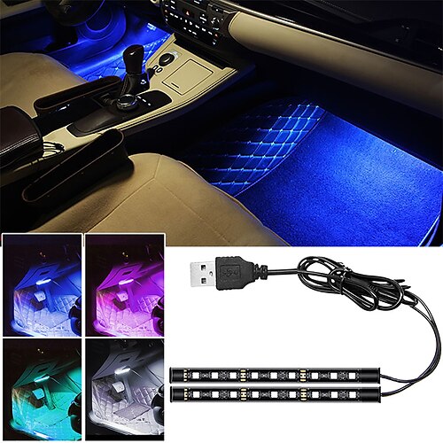 OTOLAMPARA 2 in 1 Stylish Super Cool USB Foot Pad Decor Atmosphere Light Neon Strips Tuto Colorful Light Car Interior Decorative Lamps Strips
OTOLAMPARA 2 in 1 Stylish Super Cool USB Foot Pad Decor Atmosphere Light Neon Strips Tuto Colorful Light Car Interior Decorative Lamps Strips