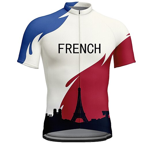 21Grams Men's Cycling Jersey Short Sleeve Bike Jersey Top with 3 Rear Pockets Mountain Bike MTB Road Bike Cycling Breathable Quick Dry Moisture Wicking Reflective Strips Yellow Red Blue Graphic
21Grams Men's Cycling Jersey Short Sleeve Bike Jersey Top with 3 Rear Pockets Mountain Bike MTB Road Bike Cycling Breathable Quick Dry Moisture Wicking Reflective Strips Yellow Red Blue Graphic