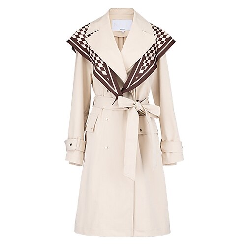 Women's Trench Coat Warm Outdoor Casual Daily Wear Going out Lace up Patchwork Pocket Double Breasted Turndown Fashion Elegant Modern Comfortable Solid Color Regular Fit Outerwear Long Sleeve Winter
Women's Trench Coat Warm Outdoor Casual Daily Wear Going out Lace up Patchwork Pocket Double Breasted Turndown Fashion Elegant Modern Comfortable Solid Color Regular Fit Outerwear Long Sleeve Winter