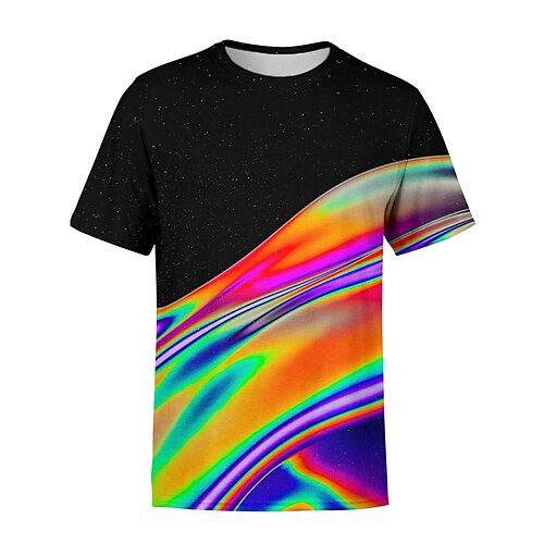 Men's Unisex T shirt Tee Rainbow Graphic Prints Crew Neck Rainbow Short Sleeve 3D Print Outdoor Street Print Tops Sports Casual Classic Big and Tall / Summer / Summer
Men's Unisex T shirt Tee Rainbow Graphic Prints Crew Neck Rainbow Short Sleeve 3D Print Outdoor Street Print Tops Sports Casual Classic Big and Tall / Summer / Summer