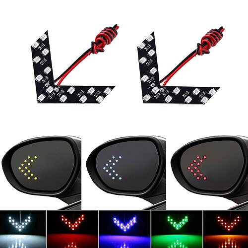 2pcs Hidden LED turn signal light for rear view mirror Turn Signal Lights Light Bulbs SMD LED 14 For universal All years
2pcs Hidden LED turn signal light for rear view mirror Turn Signal Lights Light Bulbs SMD LED 14 For universal All years