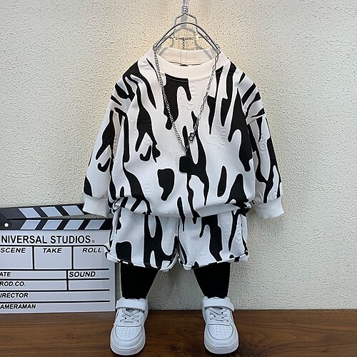 2 Pieces Kids Boys Hoodie & Pants Clothing Set Outfit Graphic Long Sleeve Cotton Set Outdoor Cool Street Style Winter Fall 2-8 Years Green White
2 Pieces Kids Boys Hoodie & Pants Clothing Set Outfit Graphic Long Sleeve Cotton Set Outdoor Cool Street Style Winter Fall 2-8 Years Green White