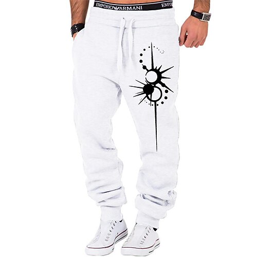 Men's Sweatpants Joggers Trousers Drawstring Elastic Waist Print Graphic Prints Comfort Breathable Sports Outdoor Casual Daily Cotton Blend Terry Streetwear Designer White Black Micro-elastic
Men's Sweatpants Joggers Trousers Drawstring Elastic Waist Print Graphic Prints Comfort Breathable Sports Outdoor Casual Daily Cotton Blend Terry Streetwear Designer White Black Micro-elastic