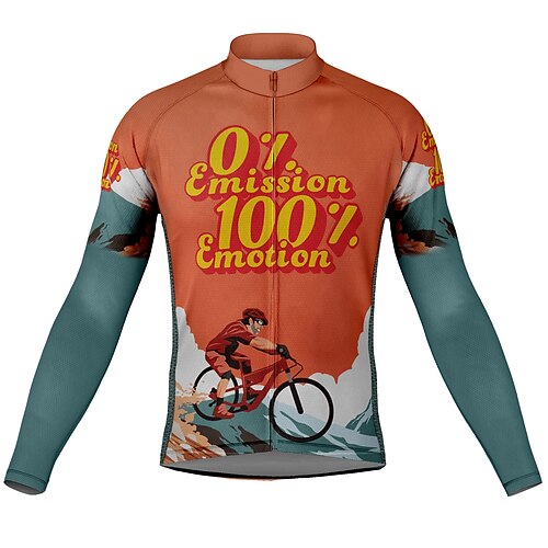 21Grams Men's Cycling Jersey Long Sleeve Bike Top with 3 Rear Pockets Mountain Bike MTB Road Bike Cycling Breathable Quick Dry Moisture Wicking Reflective Strips Red Graphic Polyester Spandex Sports
21Grams Men's Cycling Jersey Long Sleeve Bike Top with 3 Rear Pockets Mountain Bike MTB Road Bike Cycling Breathable Quick Dry Moisture Wicking Reflective Strips Red Graphic Polyester Spandex Sports
