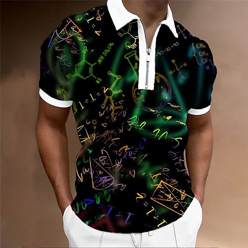 Men's Collar Polo Shirt Golf Shirt Letter Turndown Green 3D Print Outdoor Street Short Sleeves Zipper Print Clothing Apparel Fashion Designer Casual Breathable / Summer / Spring / Summer
Men's Collar Polo Shirt Golf Shirt Letter Turndown Green 3D Print Outdoor Street Short Sleeves Zipper Print Clothing Apparel Fashion Designer Casual Breathable / Summer / Spring / Summer