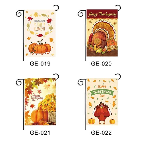Thanksgiving Garden Flag Turkey Pattern Flag Custom European And American Holiday Outdoor Garden Decoration
Thanksgiving Garden Flag Turkey Pattern Flag Custom European And American Holiday Outdoor Garden Decoration