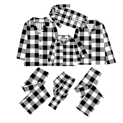 Christmas Pajamas Family Set Ugly Plaid Home Gray Long Sleeve Mom Dad and Me Daily Matching Outfits
Christmas Pajamas Family Set Ugly Plaid Home Gray Long Sleeve Mom Dad and Me Daily Matching Outfits