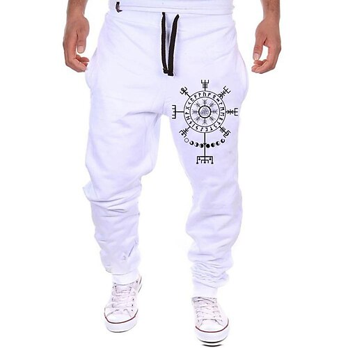 Men's Sweatpants Joggers Trousers Drawstring Side Pockets Elastic Waist Graphic Prints Comfort Breathable Sports Outdoor Casual Daily Cotton Blend Terry Streetwear Designer White Micro-elastic
Men's Sweatpants Joggers Trousers Drawstring Side Pockets Elastic Waist Graphic Prints Comfort Breathable Sports Outdoor Casual Daily Cotton Blend Terry Streetwear Designer White Micro-elastic