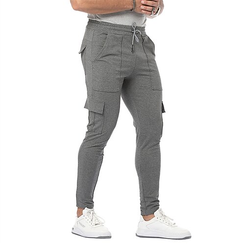 Men's Sweatpants Joggers Trousers Casual Pants Drawstring Elastic Waist Multi Pocket Solid Color Comfort Breathable Casual Daily Streetwear Sports Fashion Black Dark Gray Micro-elastic / Elasticity
Men's Sweatpants Joggers Trousers Casual Pants Drawstring Elastic Waist Multi Pocket Solid Color Comfort Breathable Casual Daily Streetwear Sports Fashion Black Dark Gray Micro-elastic / Elasticity