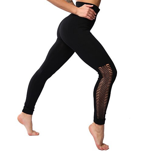 Women's Leggings Yoga Pants Cut Out Tummy Control Butt Lift High Waist Yoga Fitness Gym Workout Bottoms Black with White Black Dark Black Modal Sports Activewear High Elasticity Skinny / Athletic
Women's Leggings Yoga Pants Cut Out Tummy Control Butt Lift High Waist Yoga Fitness Gym Workout Bottoms Black with White Black Dark Black Modal Sports Activewear High Elasticity Skinny / Athletic
