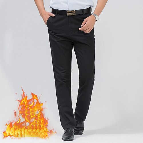 Men's Trousers Winter Pants Pocket Straight Leg Solid Color Comfort Warm Casual Daily Streetwear Cotton Blend Classic Plus velvet ArmyGreen Black Micro-elastic
Men's Trousers Winter Pants Pocket Straight Leg Solid Color Comfort Warm Casual Daily Streetwear Cotton Blend Classic Plus velvet ArmyGreen Black Micro-elastic