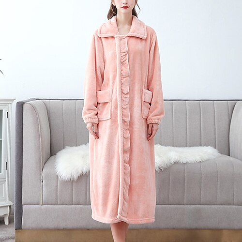Per donna Plus Size Caldo Regalo Accappatoi Interni Natale Feste San Valentino Stile vintage Colore puro Poliestere Felpato Semplice Informale Morbido Autunno Inverno Spacco a V Manica lunga Fibbia
Per donna Plus Size Caldo Regalo Accappatoi Interni Natale Feste San Valentino Stile vintage Colore puro Poliestere Felpato Semplice Informale Morbido Autunno Inverno Spacco a V Manica lunga Fibbia