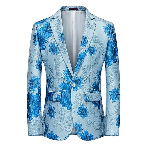 Men's Fashion Classic Blazer Regular Standard Fit Floral Single Breasted One-button Green Blue Burgundy 2022
Men's Fashion Classic Blazer Regular Standard Fit Floral Single Breasted One-button Green Blue Burgundy 2022
