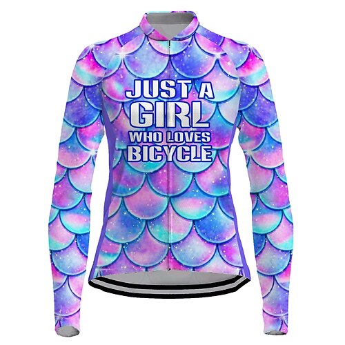 21Grams Women's Cycling Jersey Long Sleeve Bike Jersey Top with 3 Rear Pockets Mountain Bike MTB Road Bike Cycling Breathable Quick Dry Moisture Wicking Reflective Strips Purple Spandex Sports
21Grams Women's Cycling Jersey Long Sleeve Bike Jersey Top with 3 Rear Pockets Mountain Bike MTB Road Bike Cycling Breathable Quick Dry Moisture Wicking Reflective Strips Purple Spandex Sports