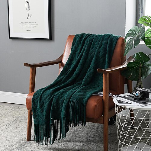 Cotton Knitted Throw Blankets for Sofa Couch Chair Bed Decorative with Tassel Nordic Rustic Style Indian Bohemia Soft Fluffy
Cotton Knitted Throw Blankets for Sofa Couch Chair Bed Decorative with Tassel Nordic Rustic Style Indian Bohemia Soft Fluffy