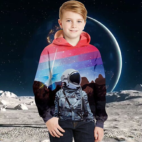 Kids Boys Hoodie Astronaut Outdoor 3D Print Long Sleeve Pocket Active 3-13 Years Winter Blue
Kids Boys Hoodie Astronaut Outdoor 3D Print Long Sleeve Pocket Active 3-13 Years Winter Blue