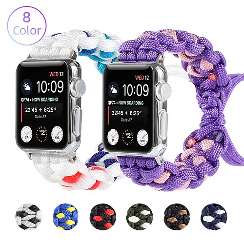 1 pcs Smart Watch Band for Apple iWatch Series 8 7 6 5 4 3 2 1 SE 38/40/41mm 42/44/45mm Nylon Zinc alloy Smartwatch Strap Soft Breathable Braided Weave Bracelet Band Replacement Wristband
1 pcs Smart Watch Band for Apple iWatch Series 8 7 6 5 4 3 2 1 SE 38/40/41mm 42/44/45mm Nylon Zinc alloy Smartwatch Strap Soft Breathable Braided Weave Bracelet Band Replacement Wristband